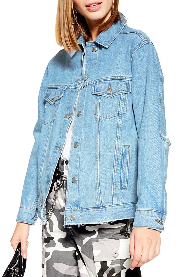 pale blue denim jacket womens