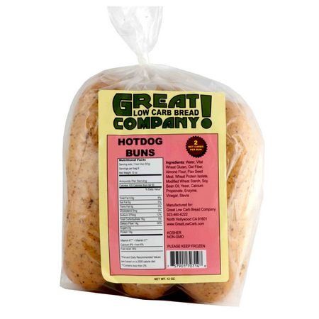 Great Low Carb Bread Co. - Hot Dog Buns - 3 Bags
