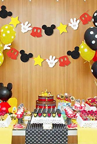 MICKEY MOUSE BIRTHDAY DECORATIONS (DO IT YOURSELF) 