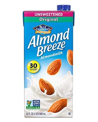 Leche de almendras sin lácteos Almond Breeze