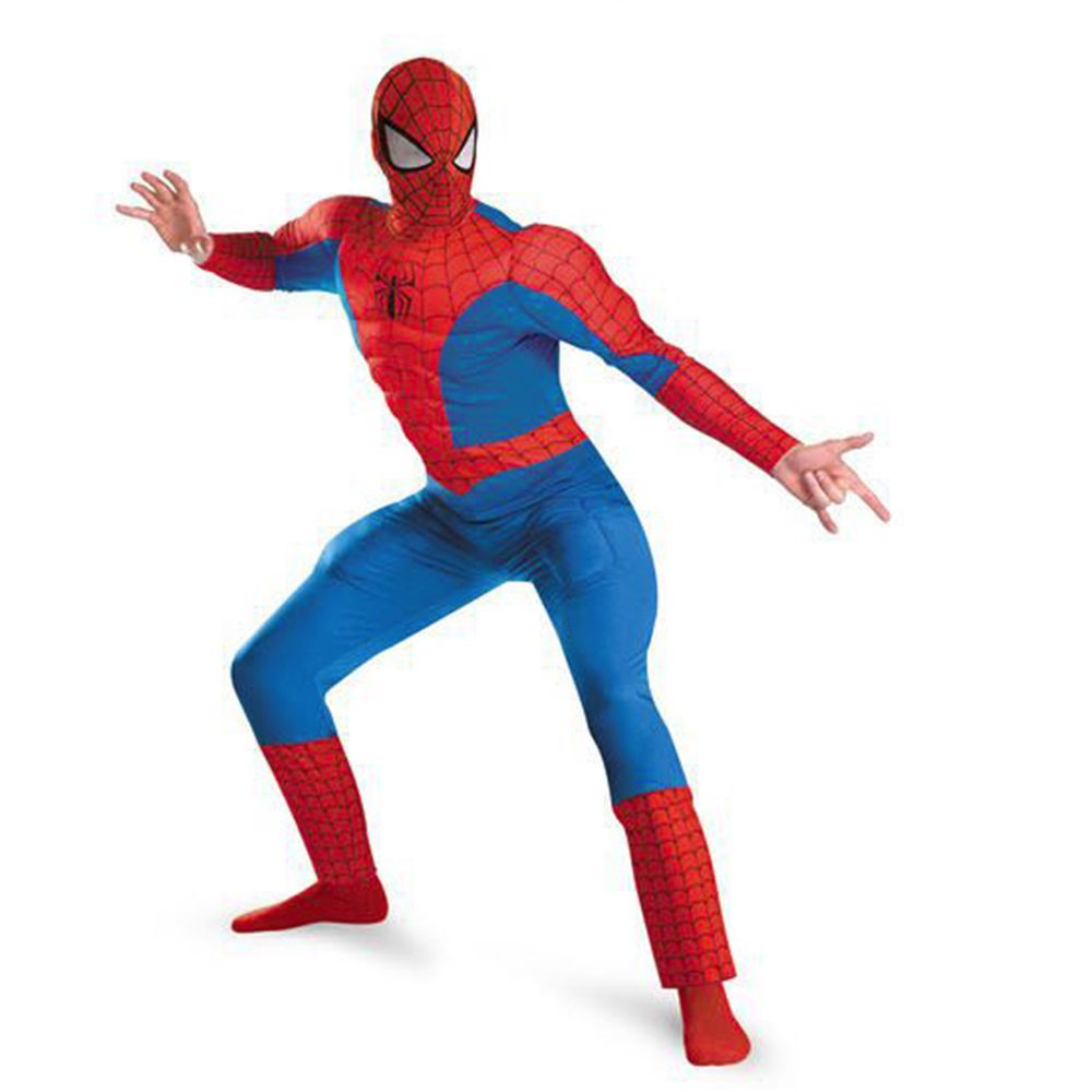 Homme Adulte Super-Héros Halloween Cosplay Comic Book Super Hero Fancy Dress Costume