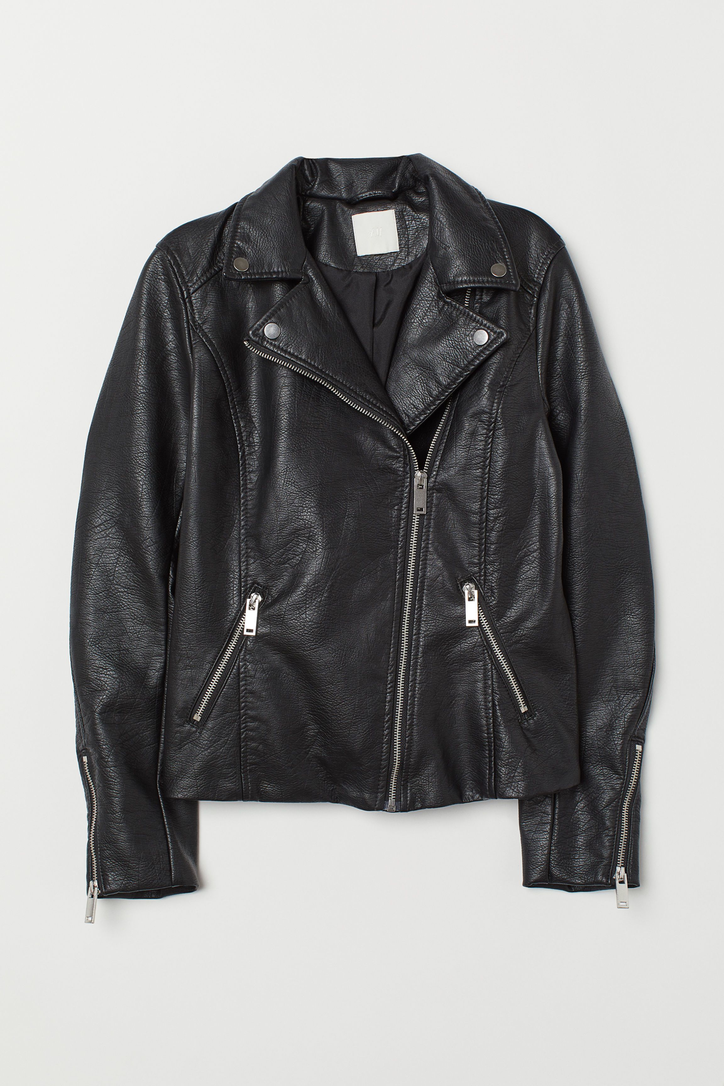 Faux Leather Biker Jacket