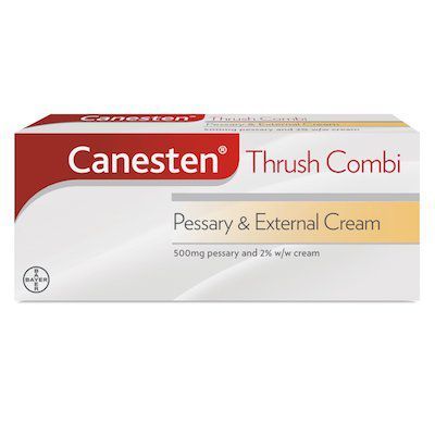 Canesten Thrush Combi Pessary & External Cream, Clotrimazole, Complete Thrush Treatment