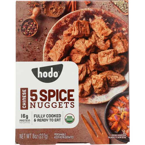 Hodo Soy Organic Five Spice Tofu Nugget, 8 Ounce -- 6 per case.