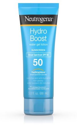 Neutrogena Hydro Boost Gel Moisturizing Sunscreen Lotion, SPF 50