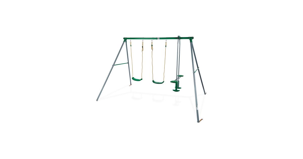 aldi garden swing set