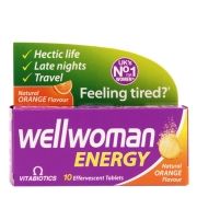 Vitabiotics Wellwoman Energy Orange 10 Effervescent Tablets