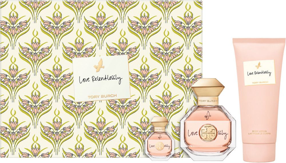 Love relentlessly tory burch gift set best sale