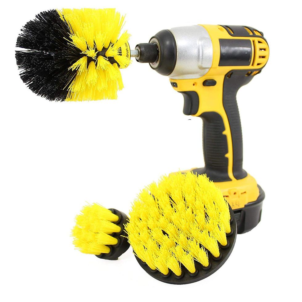 Drill Brush 3Pcs Power Scrub Drill Attachment Kit Scrubber Cleaning Set For  Car Bathroom Wooden Floor Laundry Room Kitchen