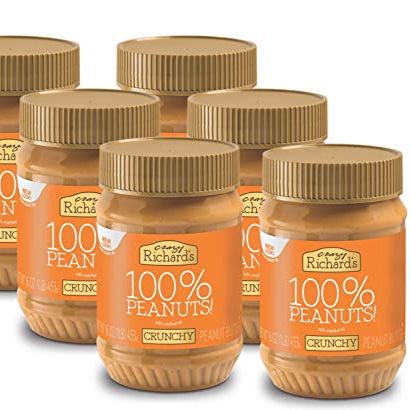 Crazy Richard's Crunchy Peanut Butter, Pack of 6