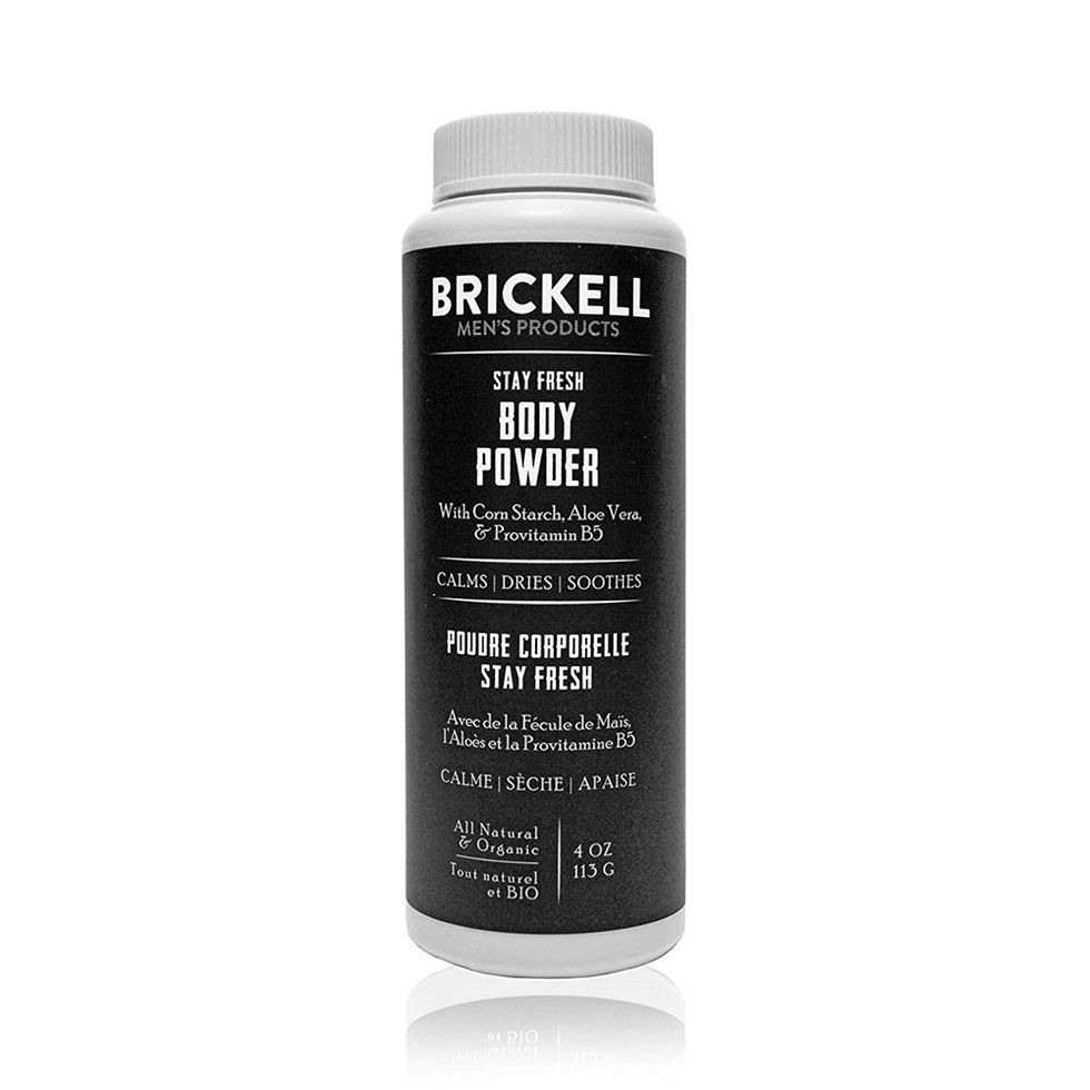 Brickell Men's Products Stay Fresh Body Powder for Men