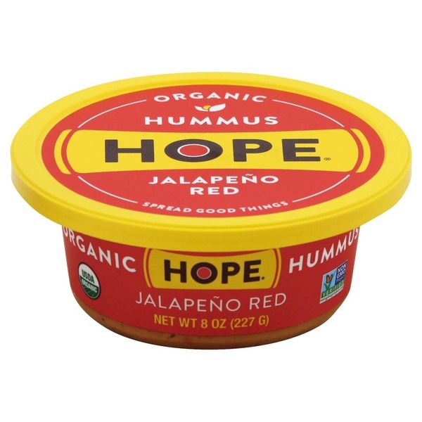 Hope Foods Hummus Jalapeno Red