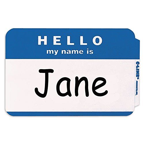 Blank Name Tags