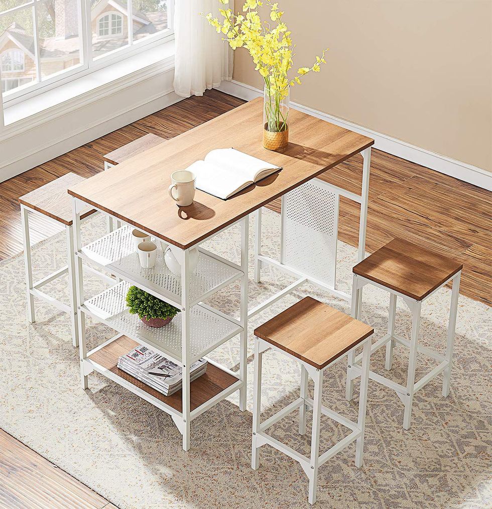 5-Piece Dining Room Bar Table Set