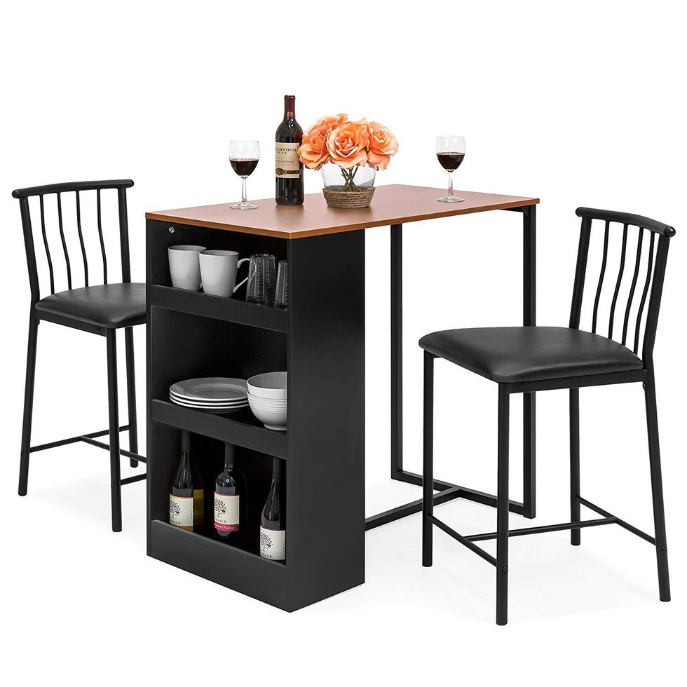 Counter Height Dining Table Set with Storage