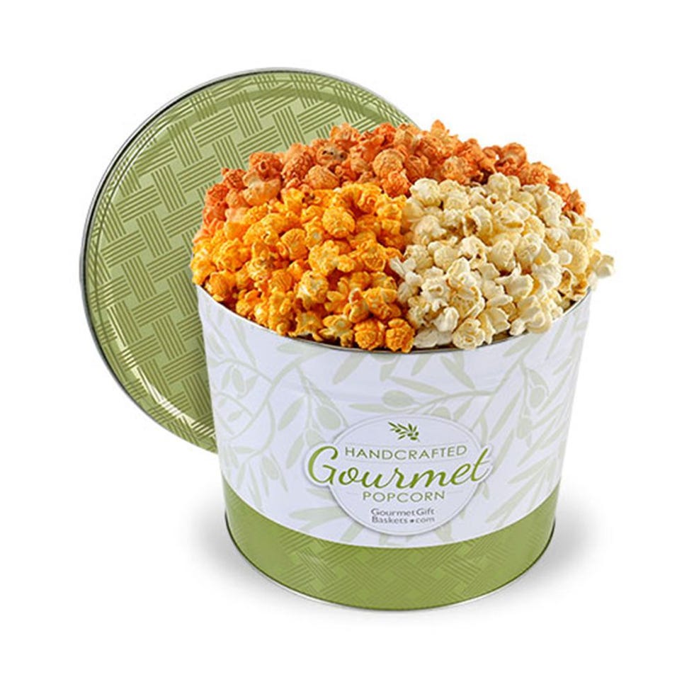 Gourmet Gift Baskets Triple Cheddar Popcorn Tin