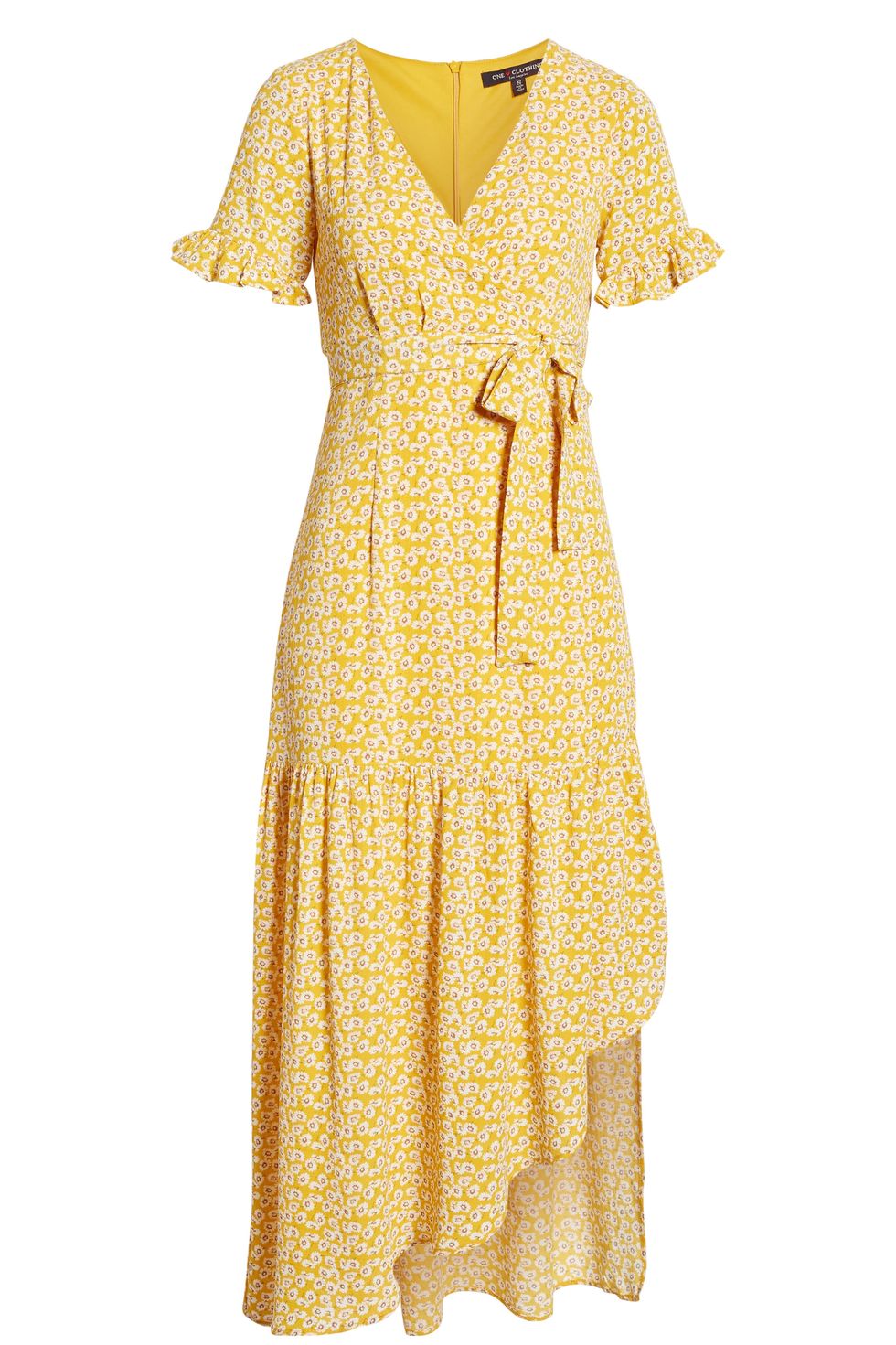 Pippa Middleton Wears a Yellow Wrap Dress to Wimbledon Semi-Final