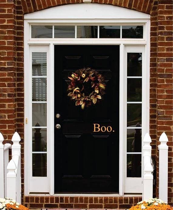 Boo Vinyl Decal