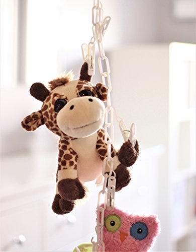 creative way to display stuffed animals