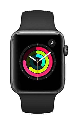 Apple Watch Series 3 (GPS, 42mm) - Space Gray Aluminium Case with Black Sport Band