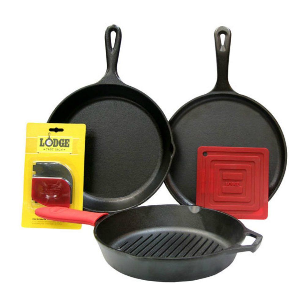 Lodge 7-Piece Essential Pan Set