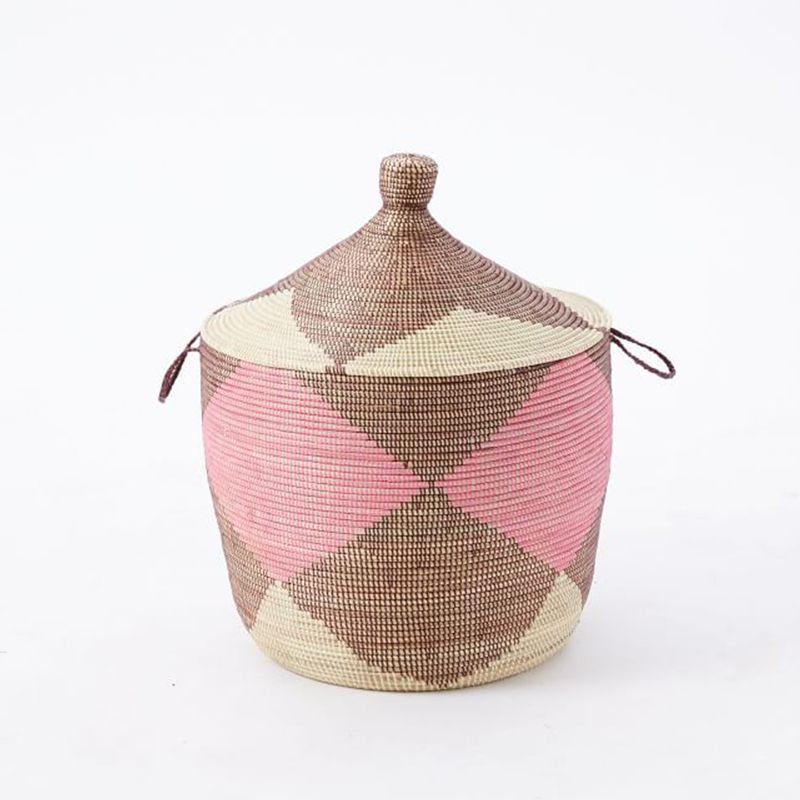 Graphic Woven Basket