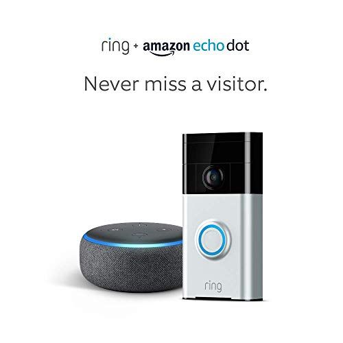 Ring Wi-Fi Video Doorbell with Echo Dot
