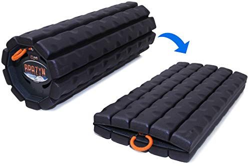 Brazyn Morph Bravo Foam Roller - Collapsible & Portable Muscle Back Massager for Myofascial Release Massage (Midnight Blue)