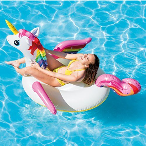 Unicorn Inflatable Ride-On Pool Float