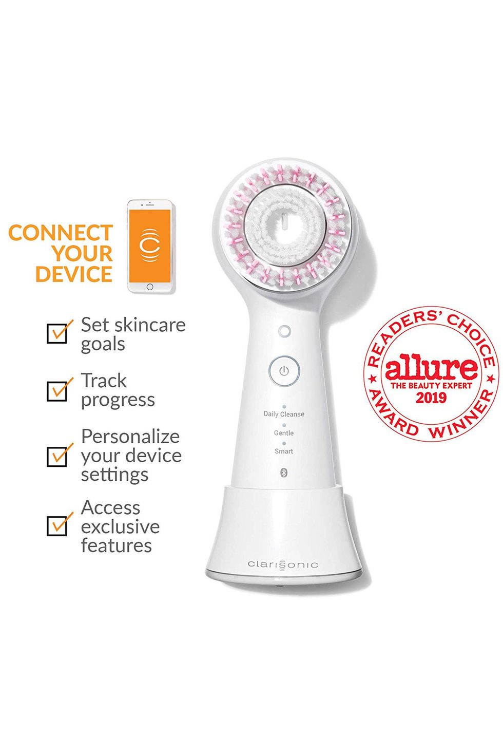 Clarisonic Mia Smart Sonic Facial Cleansing Brush- Use for Exfoliating, Anti-Aging and Makeup Blending