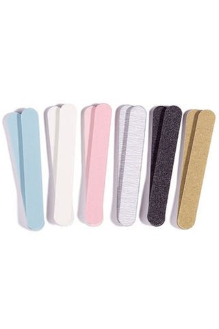 Iridesi Professional Colorful Mini Finger Nail Files 