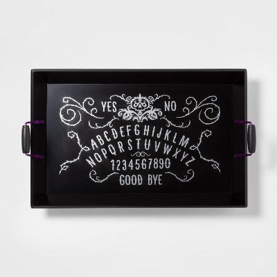 Halloween Letters Wood Serving Tray