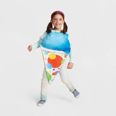 Kids Snow Cone Costume