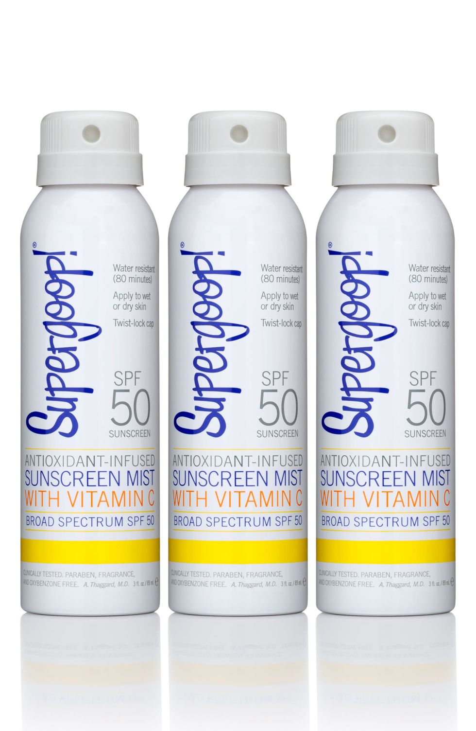 SPF 50 Antioxidant Infused Sunscreen Mist Trio