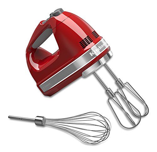 KitchenAid 7-Speed Digital Hand Mixer - Empire Red