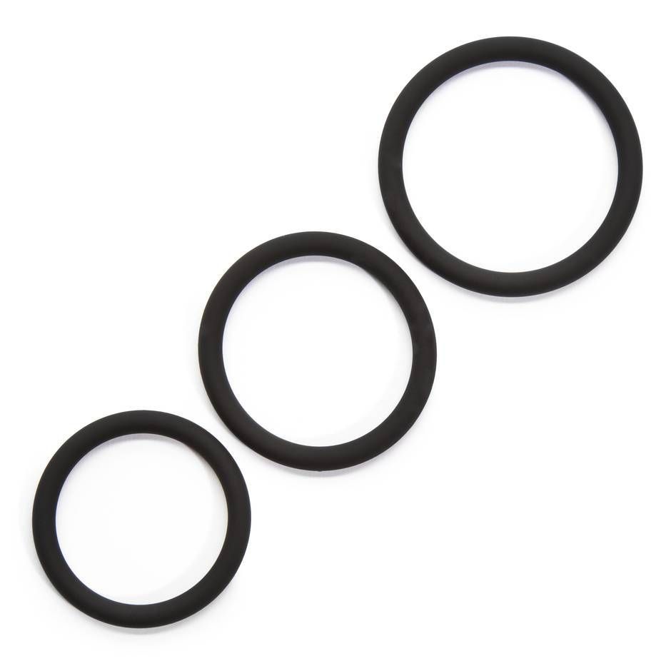 Get Hard Stretchy Silicone Cock Ring Set (3 Pack)