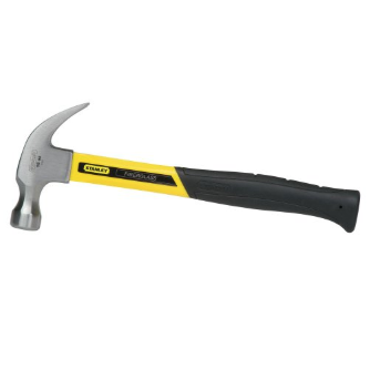 Stanley 16-Ounce Curve Claw Fiberglass Hammer