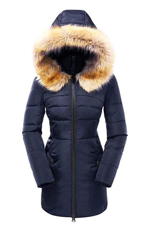 womens long down coat