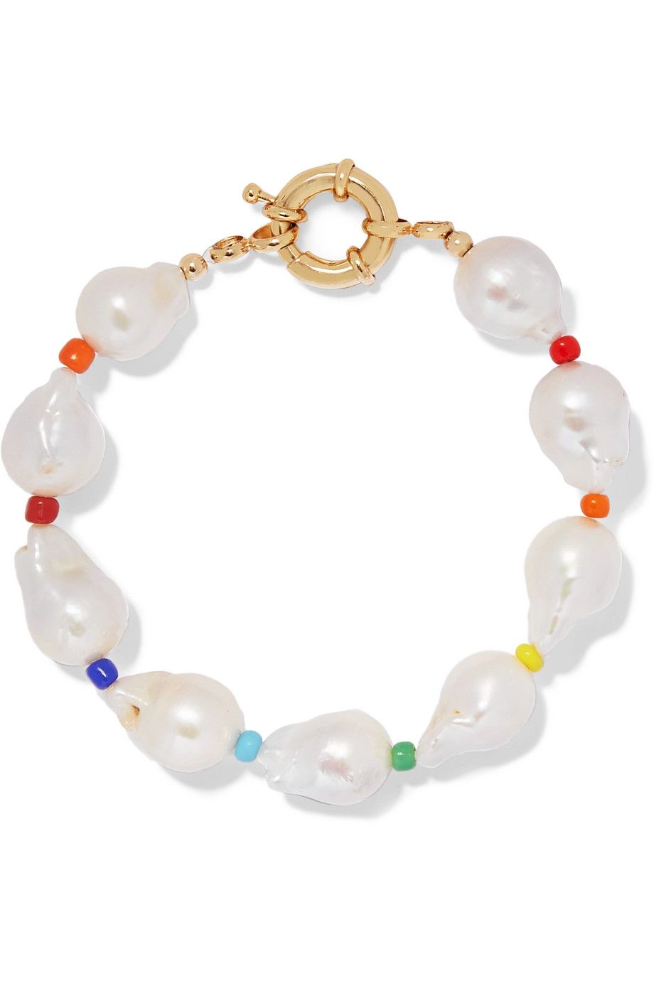 Asti Pearl and Bead Anklet