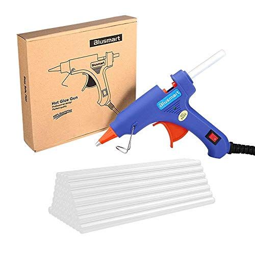 Blusmart Upgraded Mini Glue Gun with 30pcs Melt Glue Sticks