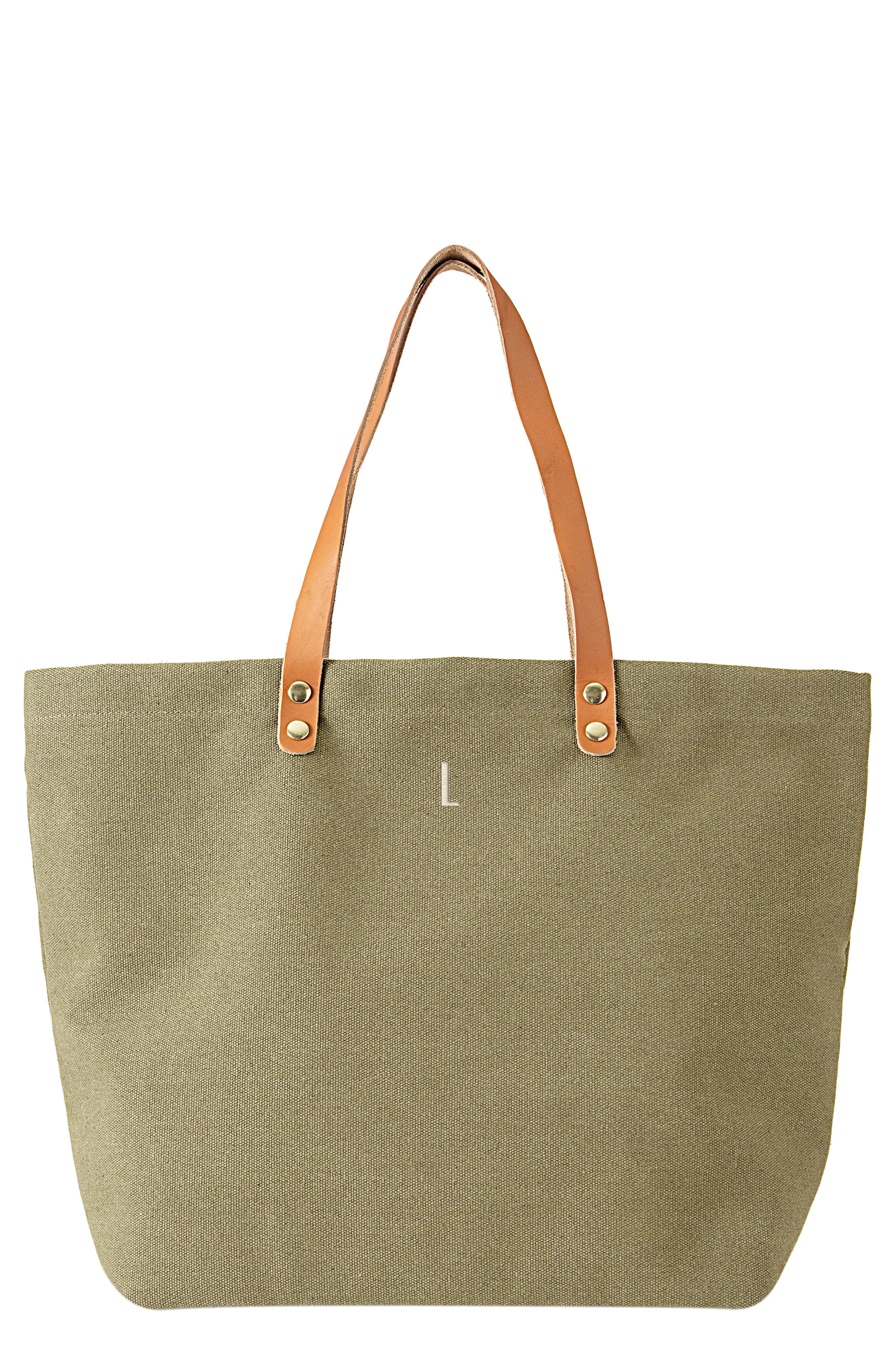 structured tote bag with pockets