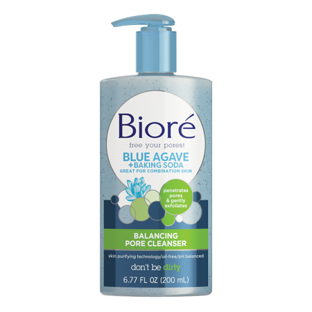 Bioré Blue Agave + Baking Soda Balancing Pore Cleanser