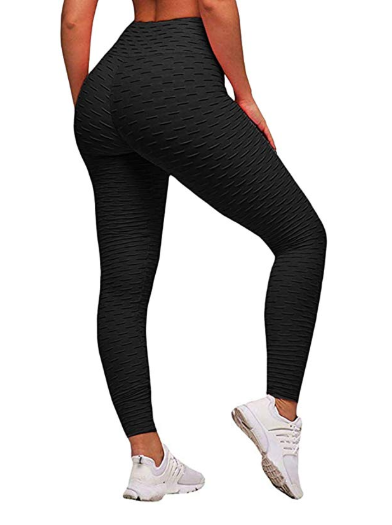 ruched bottom gym leggings