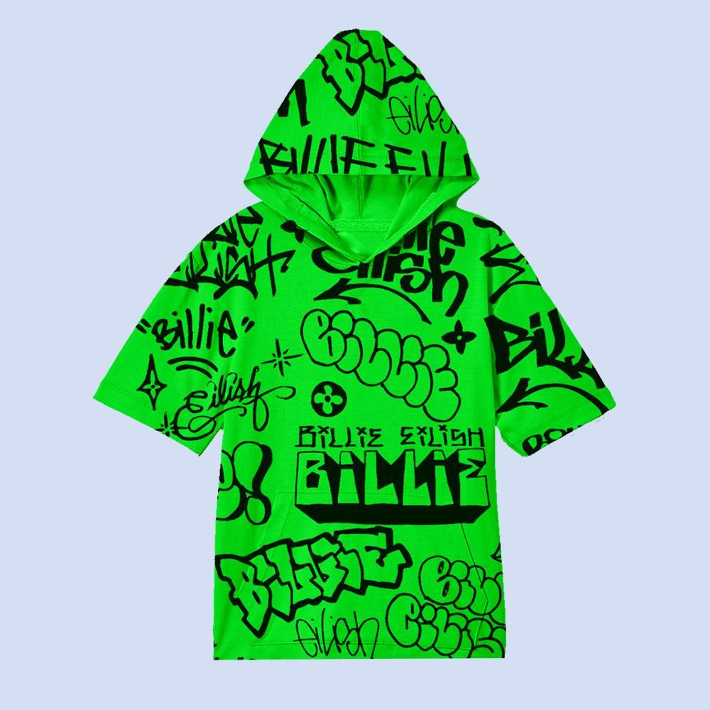 Green Graffiti Hoodie + Digital Album