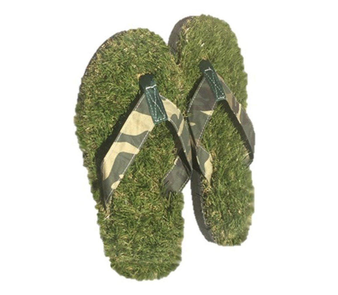 Camo Grass Flip Flops 