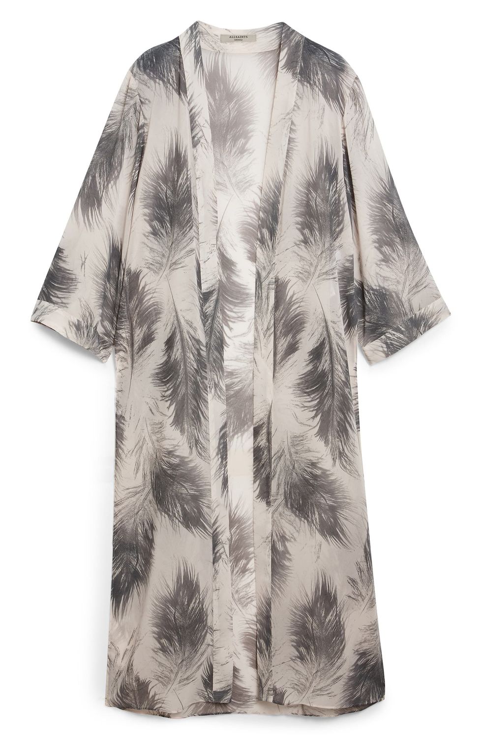 Shop the Look: Feather-Print Duster