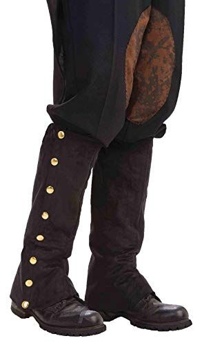 Forum Novelties Mens Deluxe Adult Pirate Boot Covers with Studs 