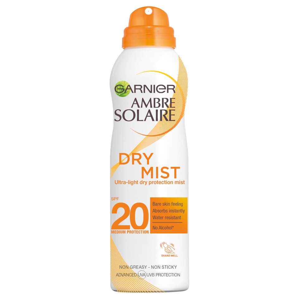 Ambre Solaire Dry Mist Fast Absorbing Sun Cream Spray SPF20
