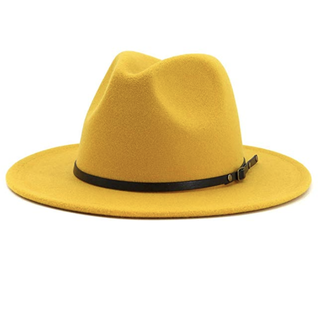 Belt Buckle Fedora Hat 