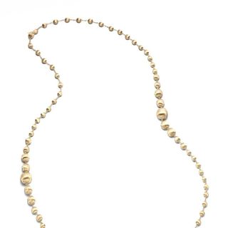 Africa 18K Yellow Gold Long Ball Necklace